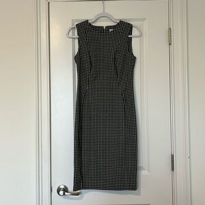 Calvin Klein houndstooth dress